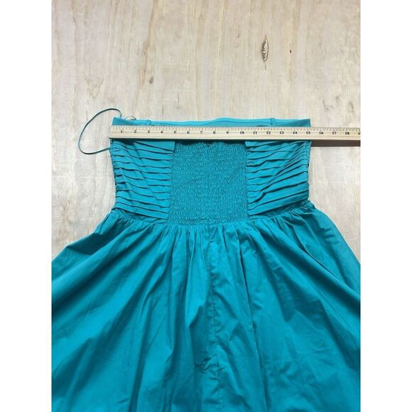 Wayf Strapless Pleated Top Mini Dress Smocked Back Medium Lined NWTs Graduation - Picture 6 of 6
